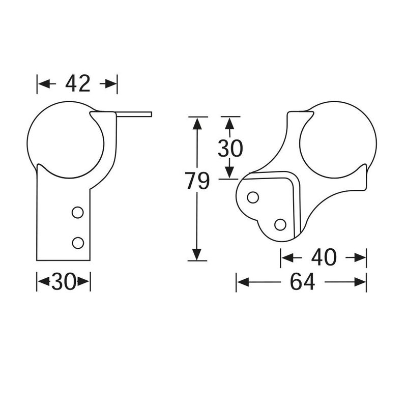 41081 Bolhoek groot met overzethoek en verzet