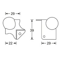 41141 Bolhoek klein met overzethoek en verzet