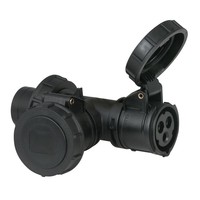 CEE 3-polig 16A T-connect stroomverdeler IP67