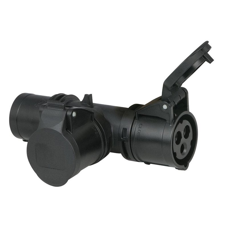 CEE 3-polig 16A T-connect stroomverdeler IP44