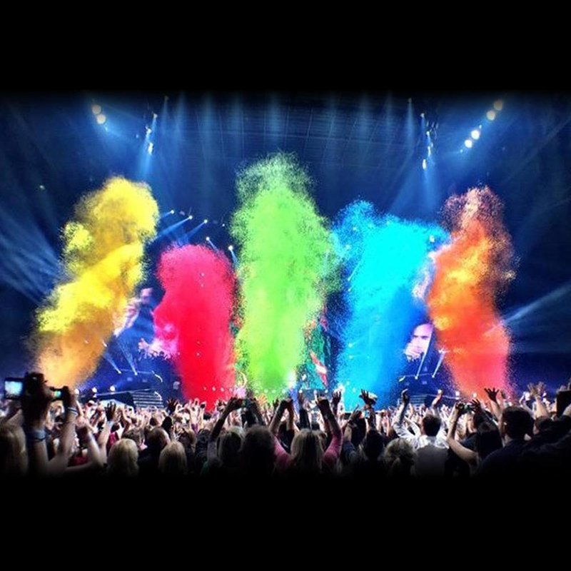 Powderfetti 6x6mm geel