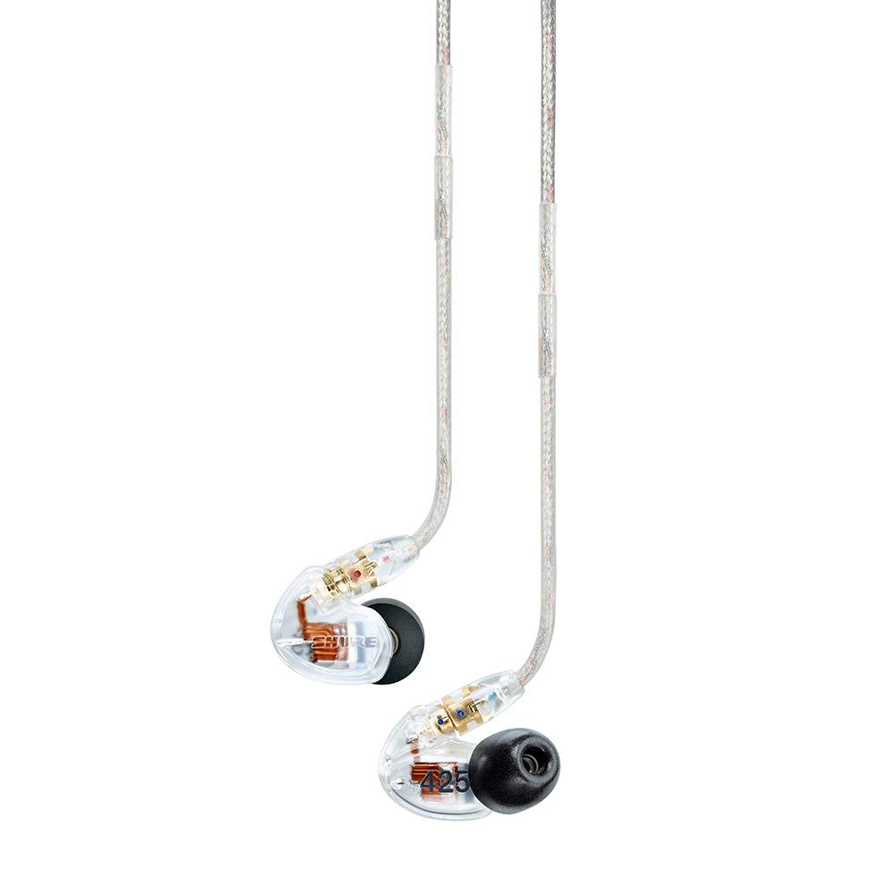 Shure SE425-CL gesloten in-ear oordoppen transparant afbeelding