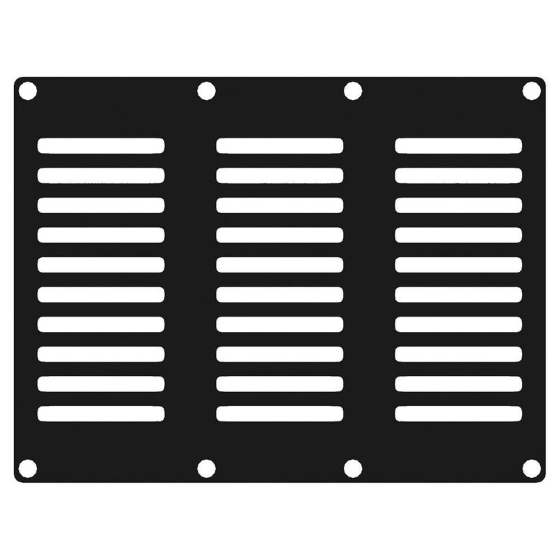 CASY302/B ventilatieplaatje 3 space