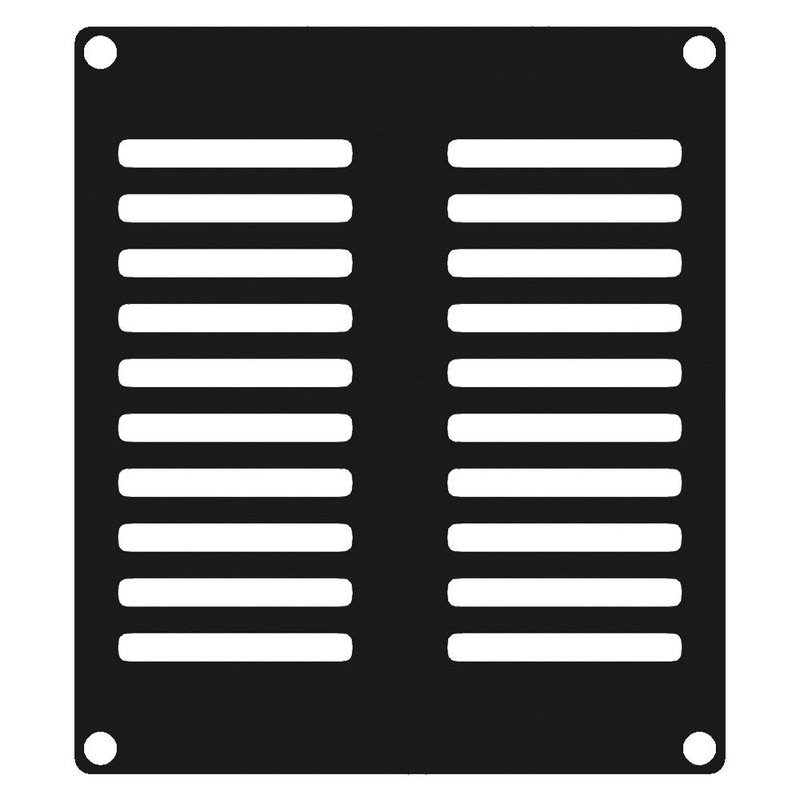 Caymon CASY202/B ventilatieplaatje 2 space CASY202/B ventilatieplaatje 2 space