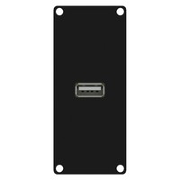 Caymon CASY161/B USB 2.0 plaatje 1 space CASY161/B USB 2.0 plaatje 1 space