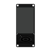 Caymon CASY143/B 1x Speakon naar terminal plaatje 1 space CASY143/B 1x Speakon naar terminal plaatje 1 space