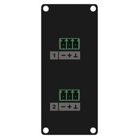 Caymon CASY138/B 2x terminal naar 2x terminal plaatje 1 space CASY138/B 2x terminal naar 2x terminal plaatje 1 space