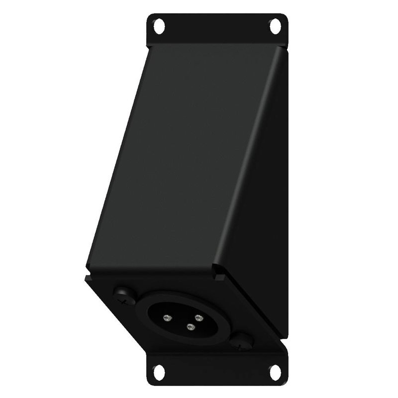 Caymon CASY124/B 1x XLR male naar terminal plaatje 1 space CASY124/B 1x XLR male naar terminal plaatje 1 space