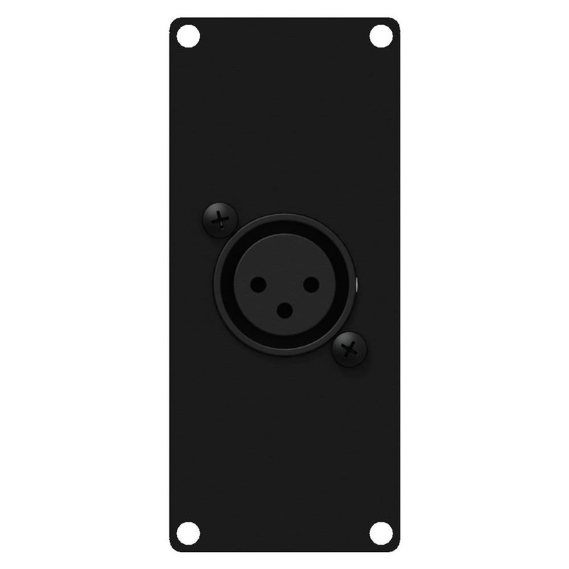 CASY121/B 1x XLR female naar terminal plaatje 1 space