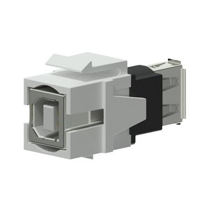 Procab VCK620/W Keystone USB A-B connector wit