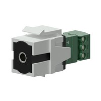Procab VCK315/W Keystone mini-jack connector wit VCK315/W Keystone mini-jack connector wit