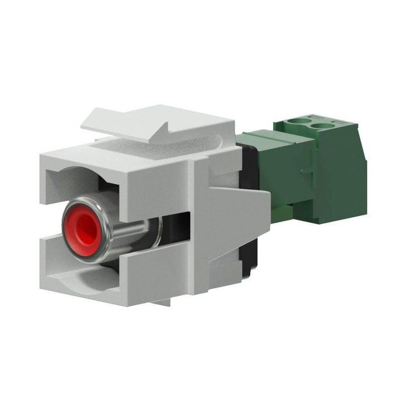 VCK105P/W Keystone RCA connector wit