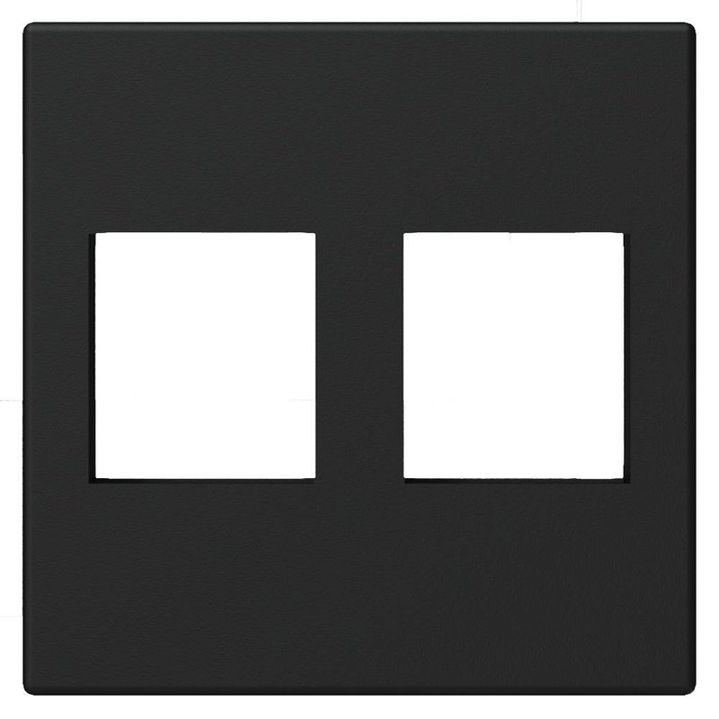 CP45KS2/B Keystone 45x45mm frame zwart