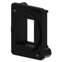 Procab VDK10/B Keystone D-size adapter zwart VDK10/B Keystone D-size adapter zwart