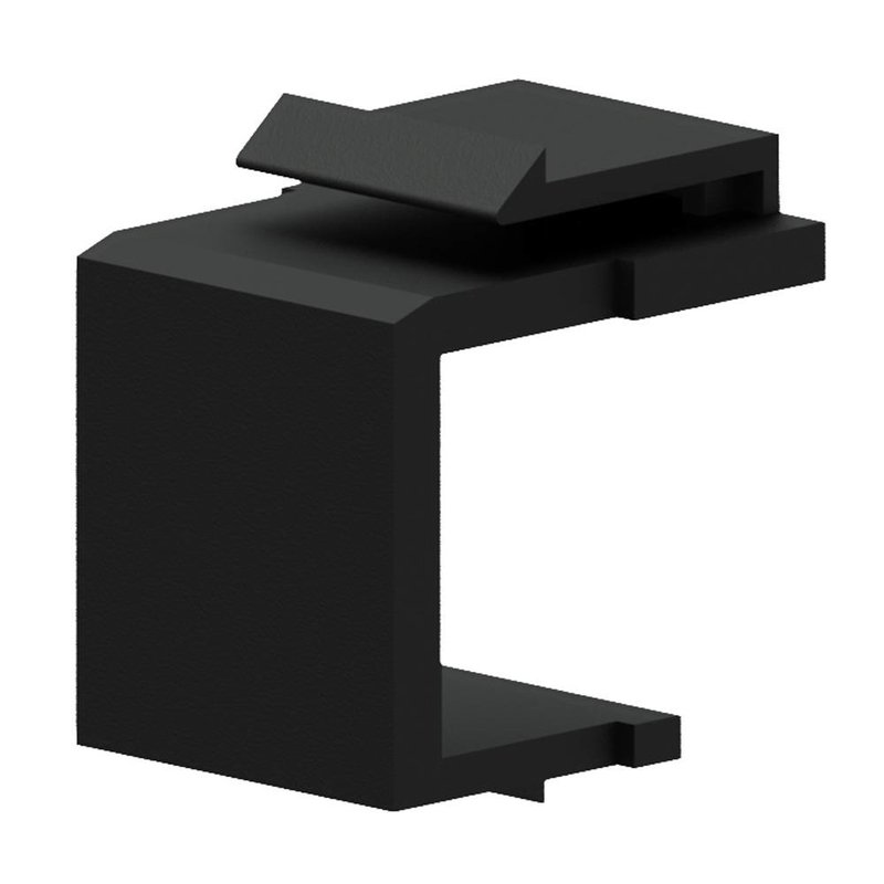 VCK10 Keystone blindplaat zwart