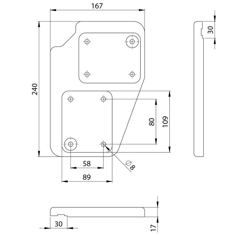 38085R Wielplaat rechts