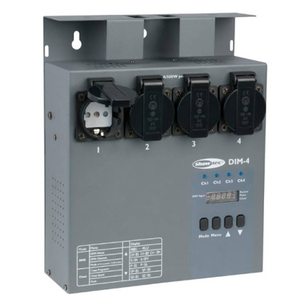 Showtec DIM-4 dimmerpack afbeelding