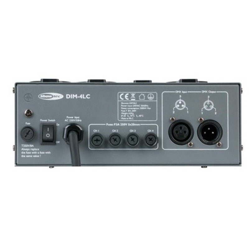 DIM-4LC dimmerpack met faders