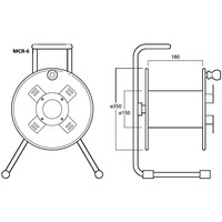 MCR-6 Lege kabelhaspel