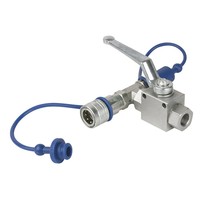 CO2 3/8 Q-lock release kraan