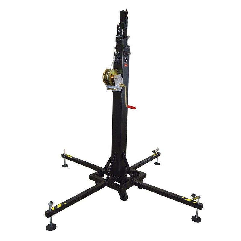 MT-300 wind-up lichtstatief tot 6,1m en 300kg