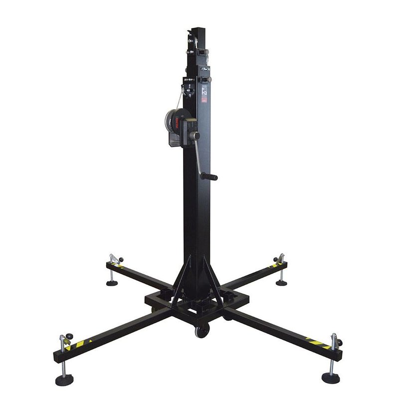 MT-230 wind-up lichtstatief tot 5,3m en 230kg