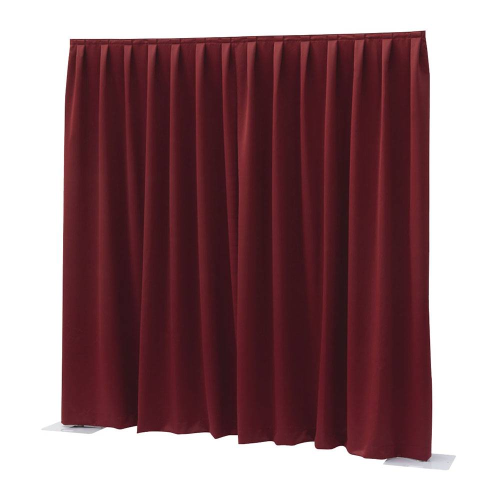 Wentex Pipe and drape Dimout 400x300cm geplooid rood