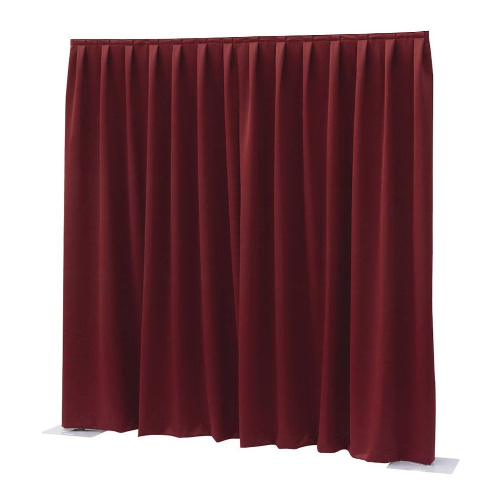 Wentex Pipe and drape Dimout 300x300cm geplooid rood