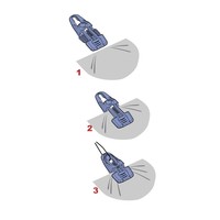 Holdon Midi clip zwart