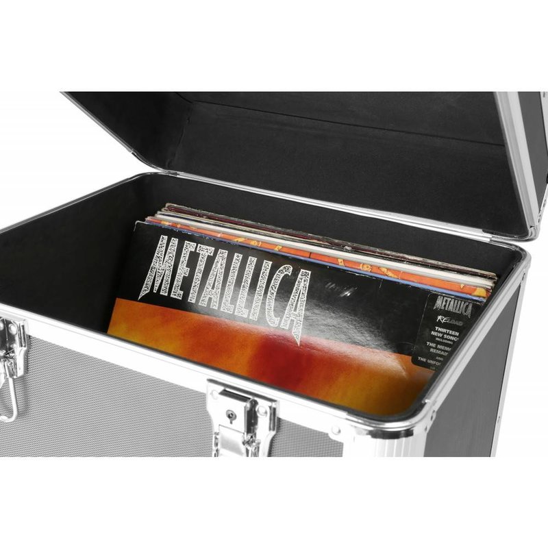 RC100 Vinyl Record case voor 12 inch platen zwart