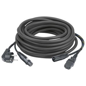 DAP Audio Power & signaal kabel 20m zwart