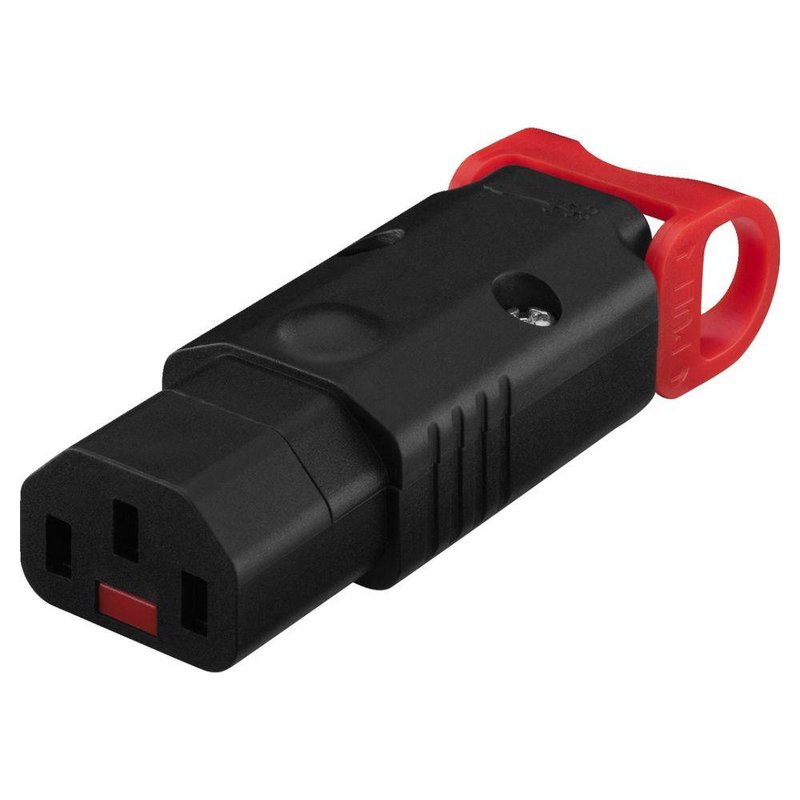 IEC C13 euro stekker met vergrendeling