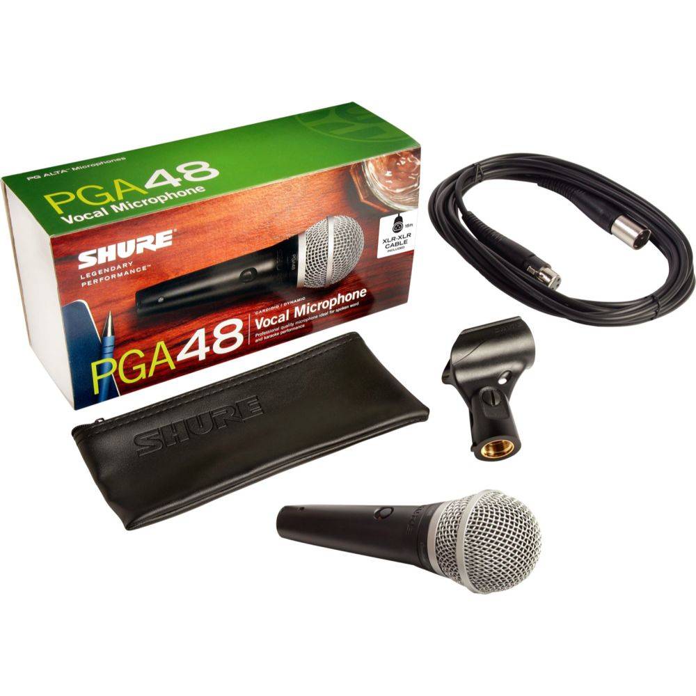 Shure PGA48-XLR dynamische zang- en spraakmicrofoon afbeelding