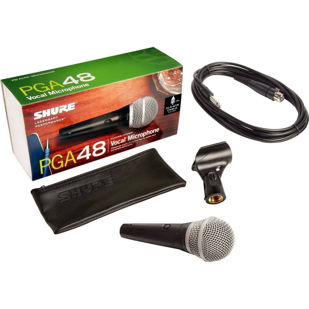 Shure PGA48-QTR dynamische zang- en spraakmicrofoon afbeelding
