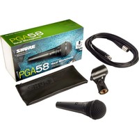 Shure PGA58-XLR dynamische zang- en spraakmicrofoon PGA58-XLR dynamische zang- en spraakmicrofoon
