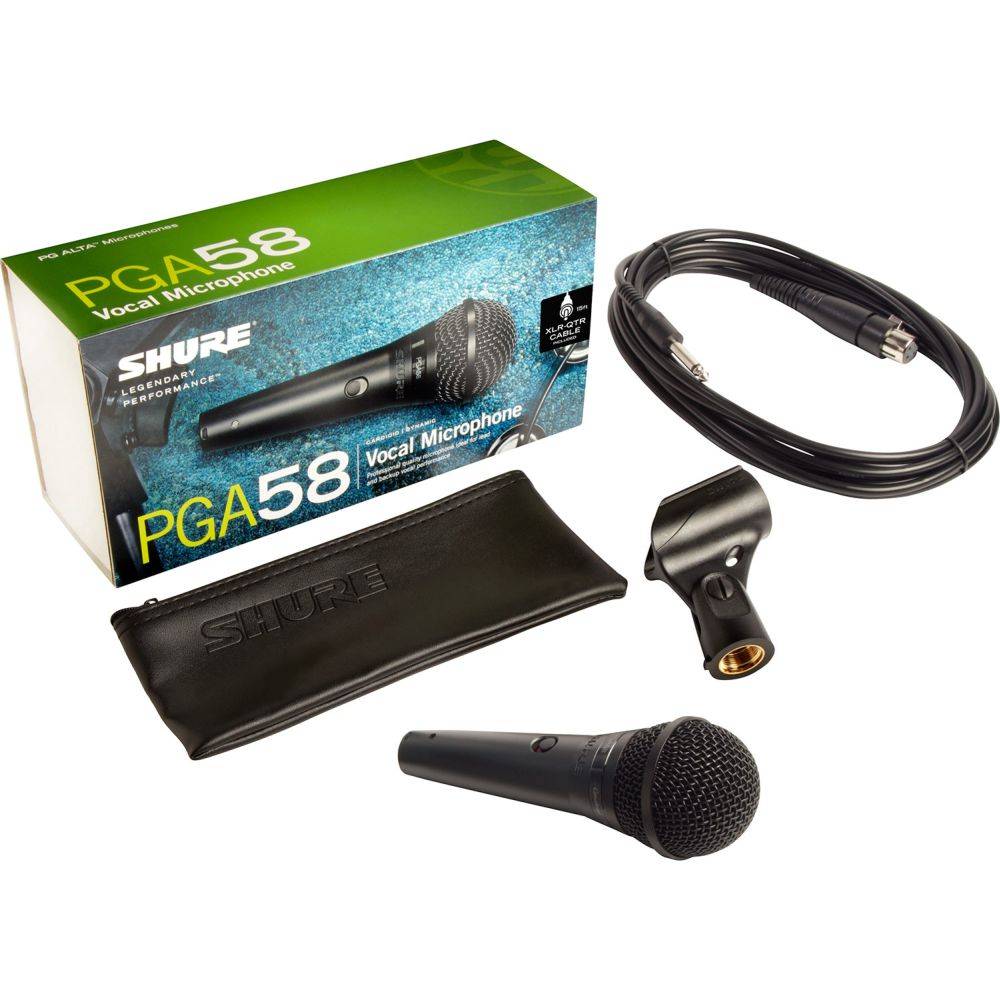 Shure PGA58-QTR dynamische zang- en spraakmicrofoon afbeelding