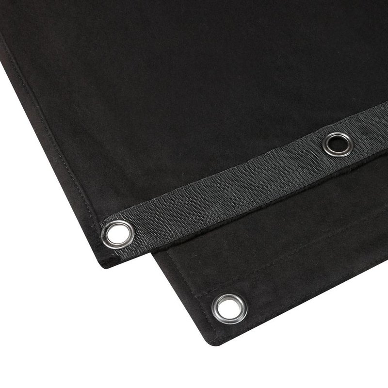 Akoestisch doek 5 x 3m zwart