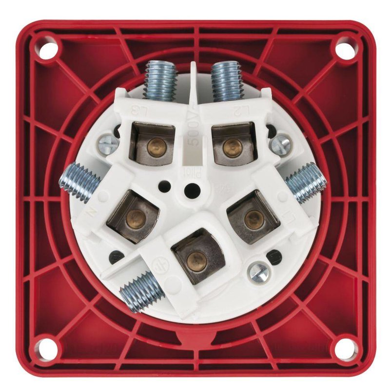 CEE 125A 5-polige inbouw socket female IP67