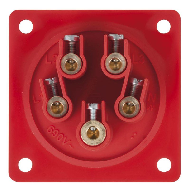 CEE 32A 5-polige inbouw socket male