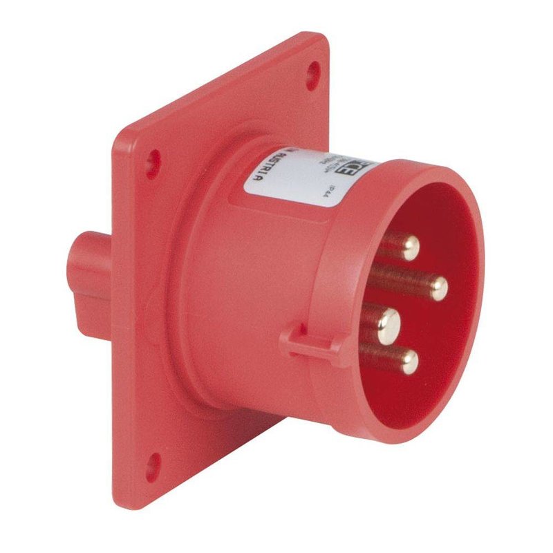 CEE 16A 4-polige inbouw socket male