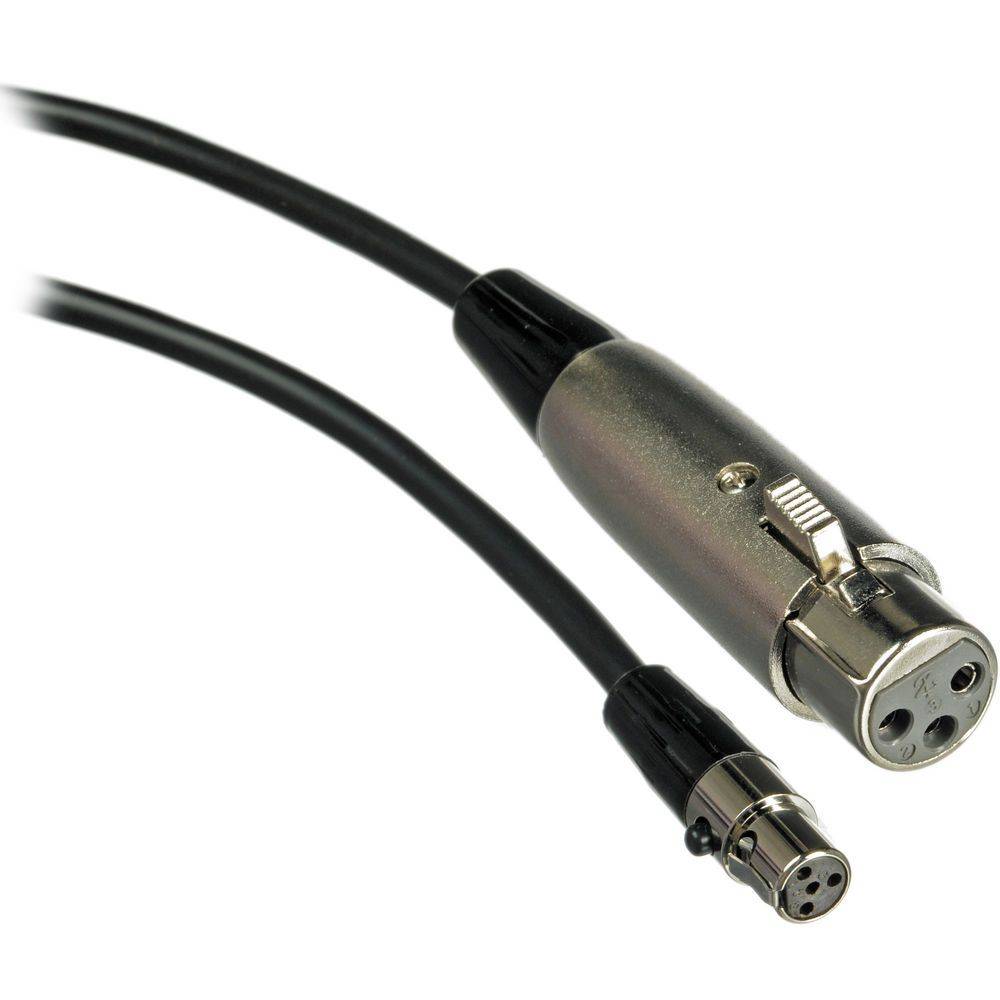 Shure WA310 TA4F beltpack naar XLR female kabel afbeelding