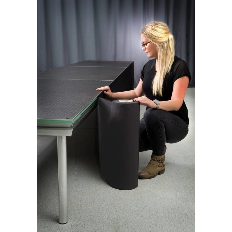 Podiumrok scheurdoek 20cm x 60m wit