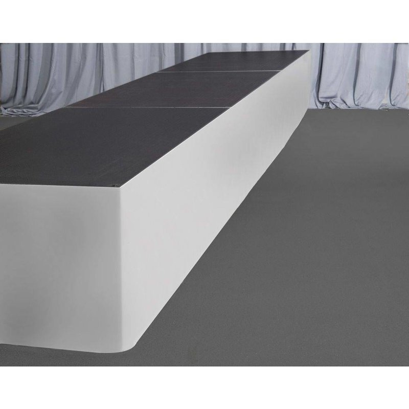 Podiumrok scheurdoek 40cm x 60m wit