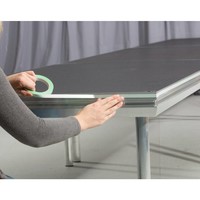 Podiumrok scheurdoek 60cm x 60m wit