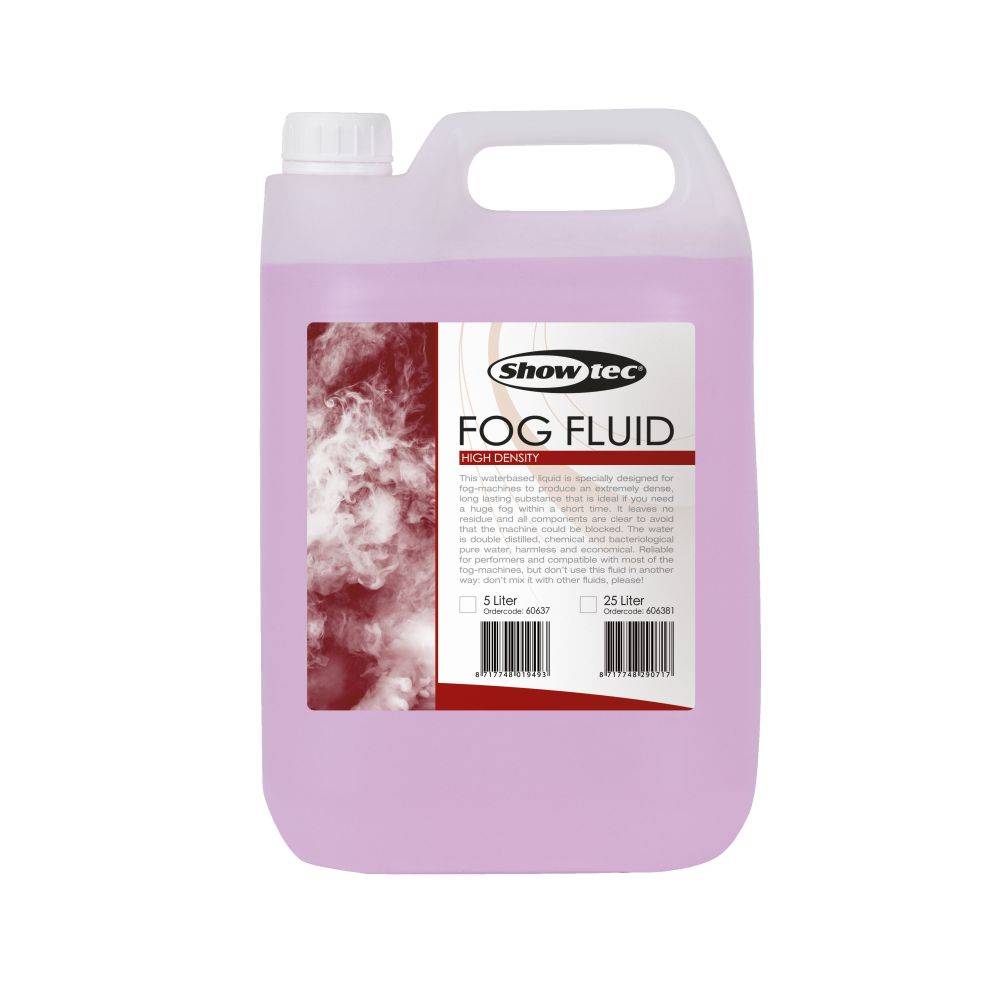 Showtec Fog Fluid rookvloeistof High Density 5L afbeelding