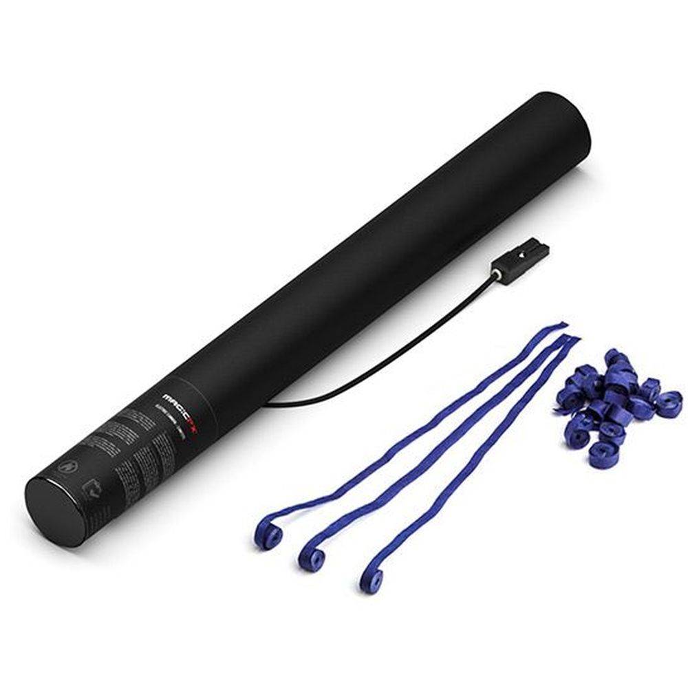 MagicFX Electric Streamer Cannon 50cm donkerblauw