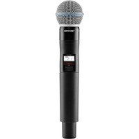Shure QLXD2-Beta 58A draadloze handheld microfoon QLXD2-Beta 58A draadloze handheld microfoon