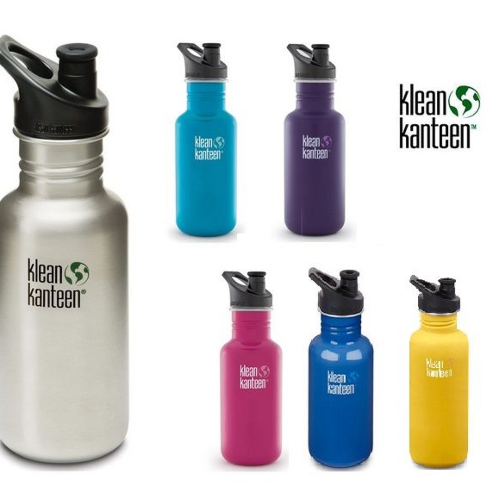 Klean Kanteen Drinkbeker Classic met sportdop