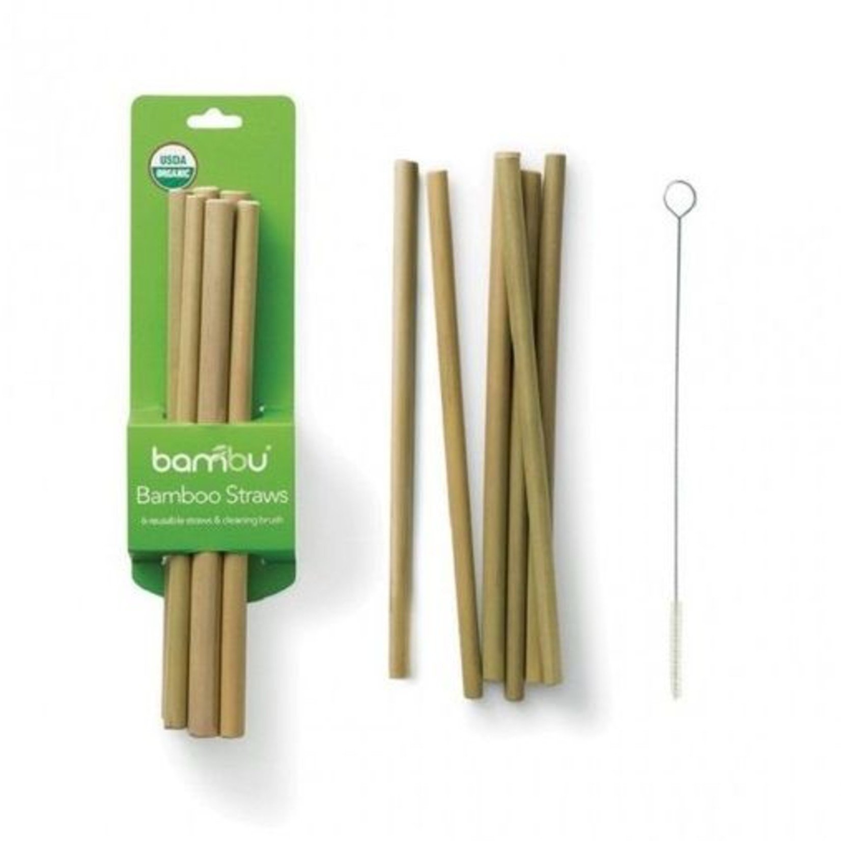 Bambu Herbruikbare bamboe rietjes