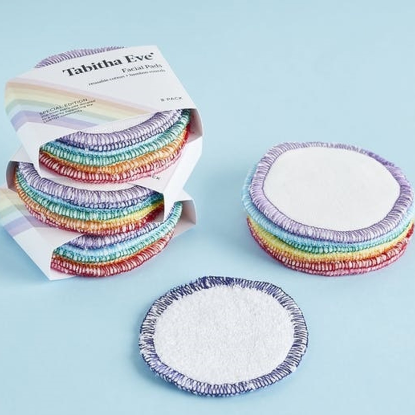 Tabitha Eve Wasbare kleurige make-up pads